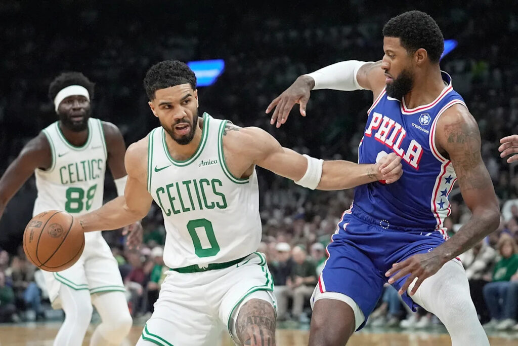 NBA playoffs 2026 takeaways: Jayson Tatum the best player on the floor in Celtics’ dominant Game 1 win over 76ers