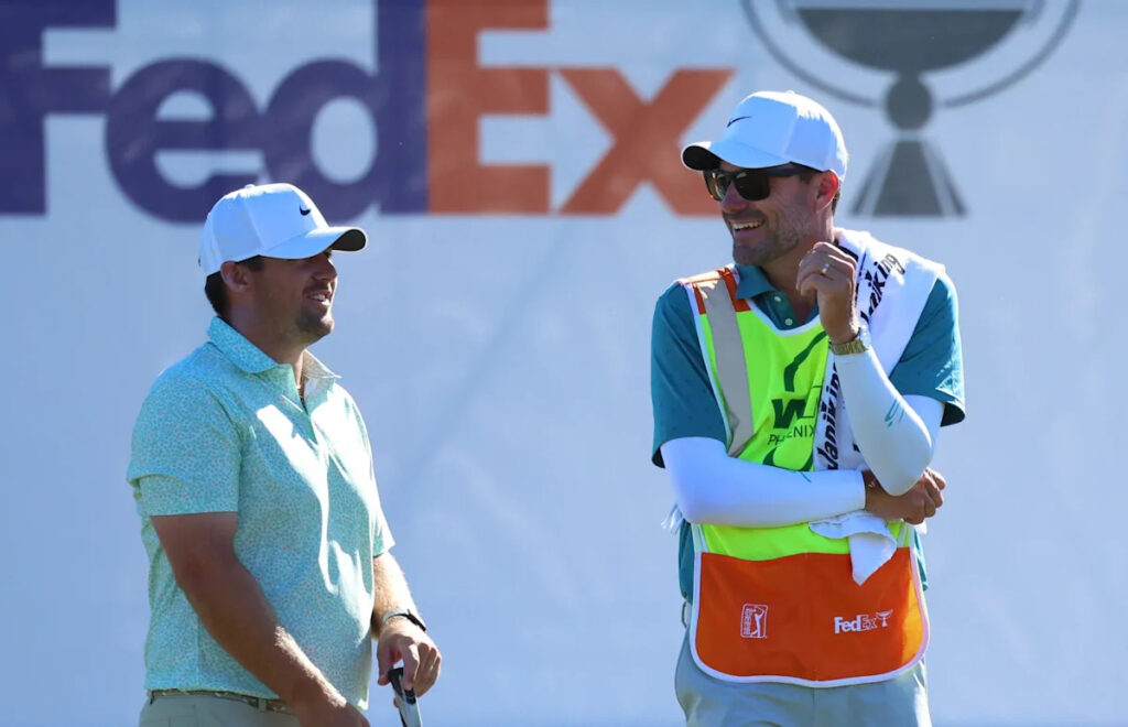 Chris Gotterup, caddie are cleaning up early in Jani-King Challenge