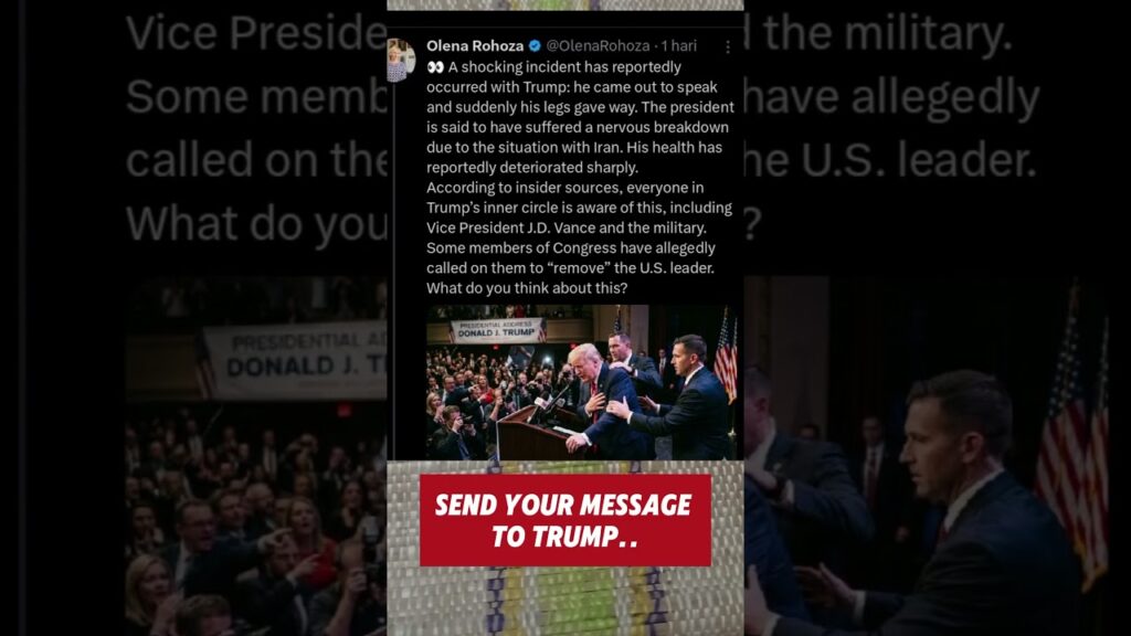 IS TRUMP SICK? #trump #breakingnews #usanewstoday