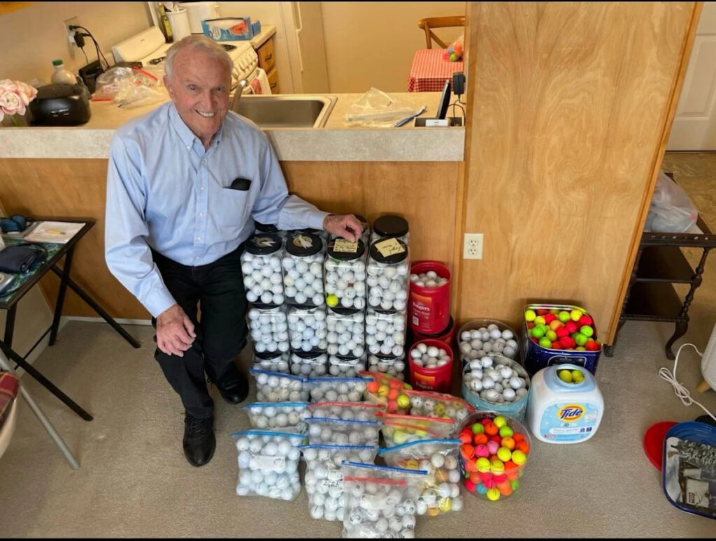 96-year-old Nevada man donating over 2,000 golf balls to high schools