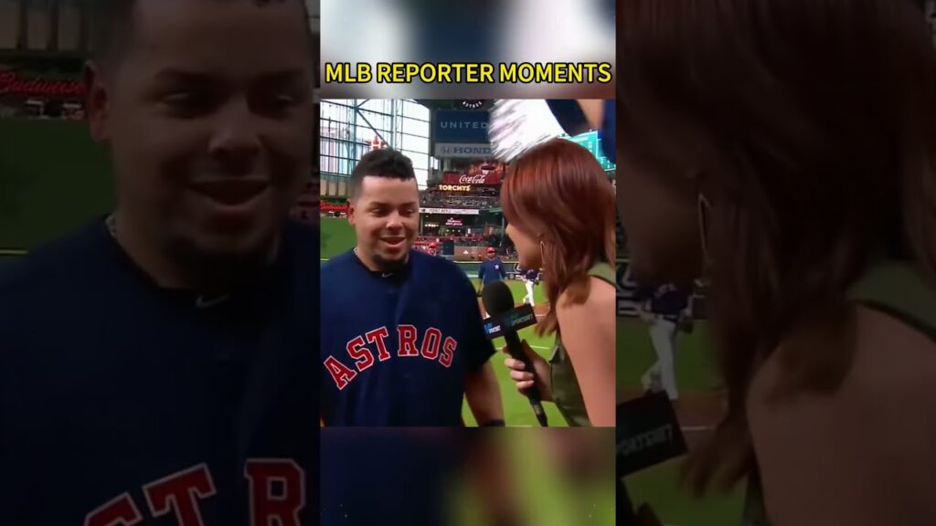 MLB REPORTER MOMENTS#foryou #mlb #sports #baseball #funny