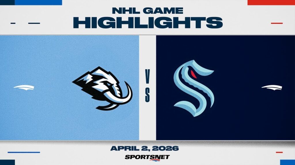 NHL Highlights | Mammoth vs. Kraken – April 2, 2026