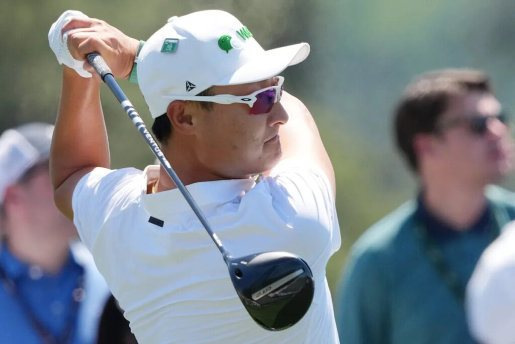 Haotong Li of China has hot first nine to get into Masters contention