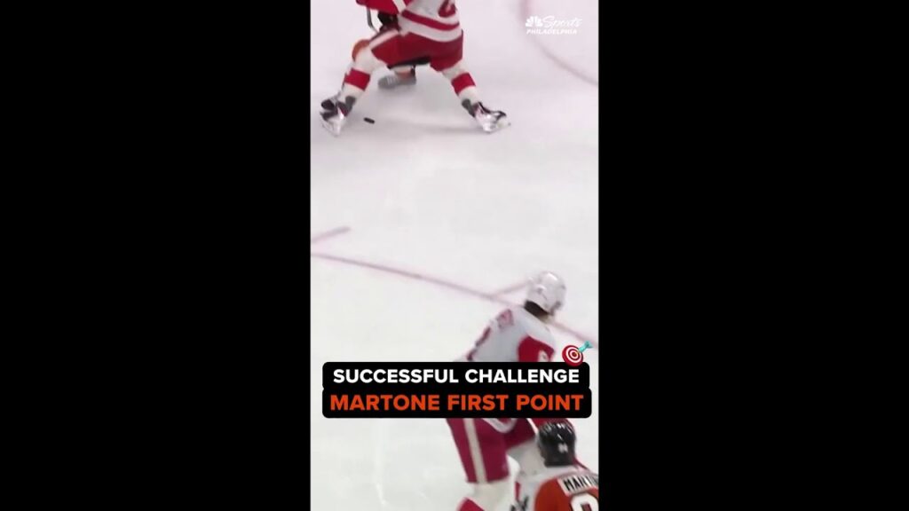 Porter Martone records his first NHL point on Travis Konecny’s goal