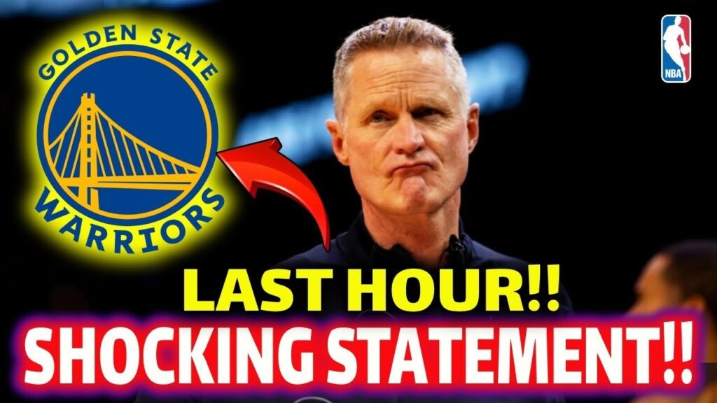 RELEASED NOW!STEVE KERR CONFIRMS! SHOCKED THE NBA WORLD! WARRIORS NEWS! GOLDEN STATE WARRIORS UPDATE