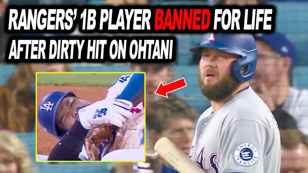 Rangers’ 1B Star Permanently Banned After Dirty Hit on Ohtani! Ohtani Issues Stunning Statement