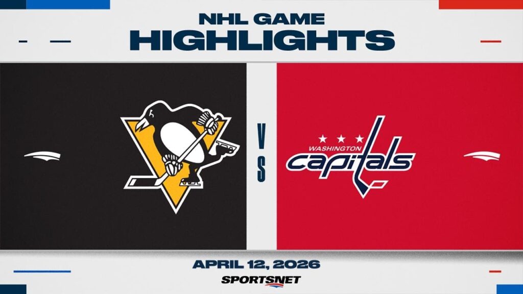 NHL Highlights | Penguins vs. Capitals – April 12, 2026