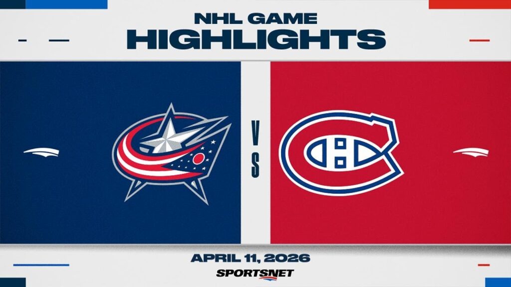 NHL Highlights | Blue Jackets vs. Canadiens – April 11, 2026