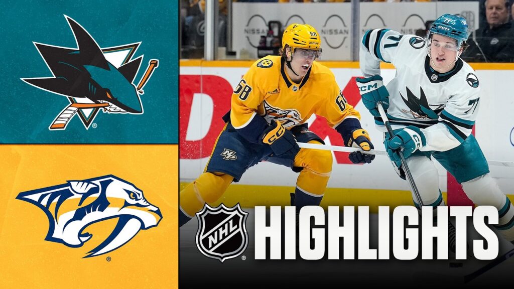Sharks vs. Predators | NHL Highlights | April 13, 2026