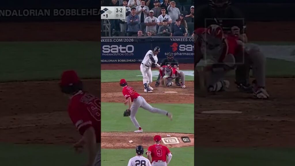 Yankees walk-off the Angels after blowing three different leads #shorts