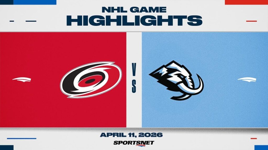 NHL Highlights | Hurricanes vs. Mammoth – April 11, 2026