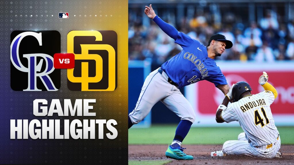 Rockies vs. Padres Game Highlights (4/11/26) | MLB Highlights