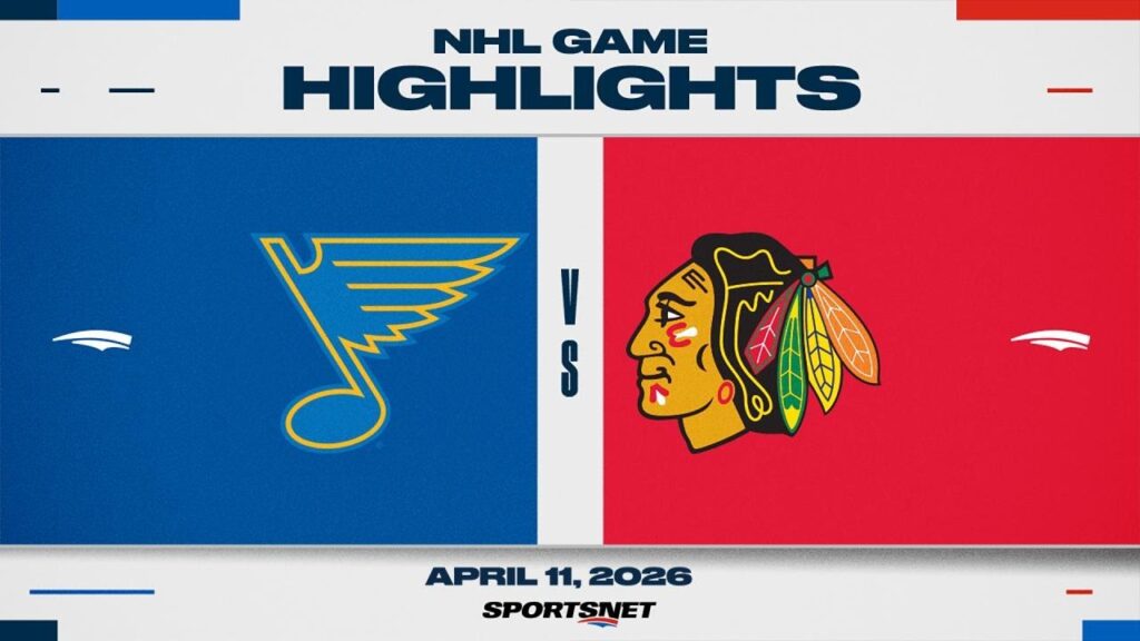 NHL Highlights | Blues vs. Blackhawks – April 11, 2026
