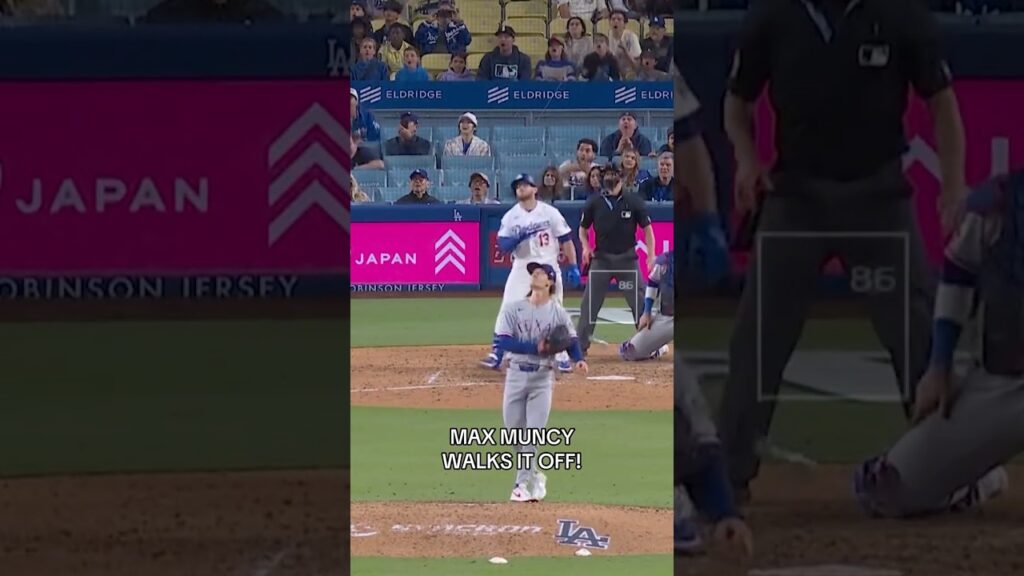 MAX MUNCY WALK OFF SHOT FOR DODGERS!! HIS 3RD HR!