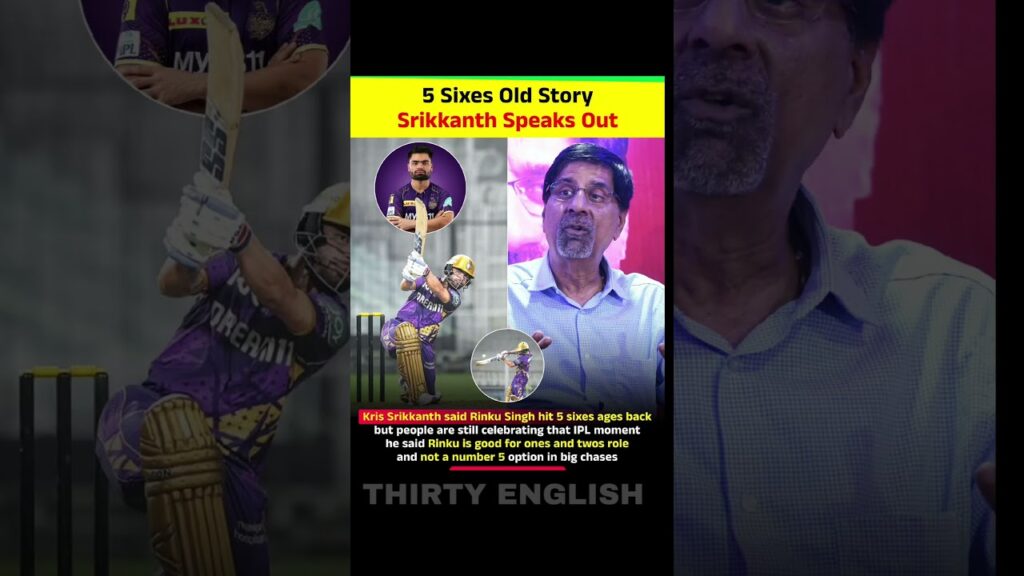 5 Sixes Old StorySrikkanth Speaks Out #viral #news