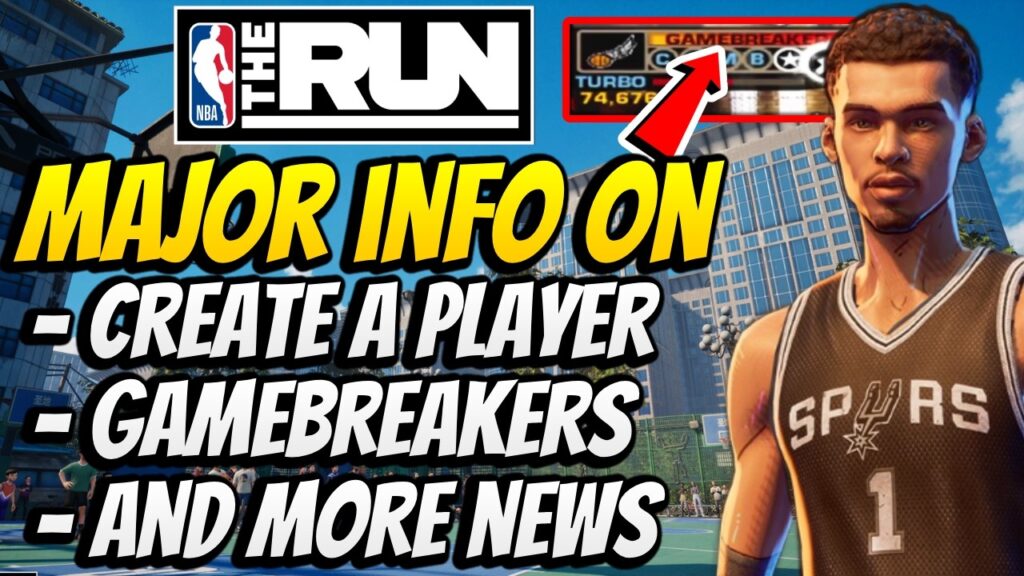 NBA The Run MAJOR Info On Create A Player & Gamebreakers + News on New Court!!!