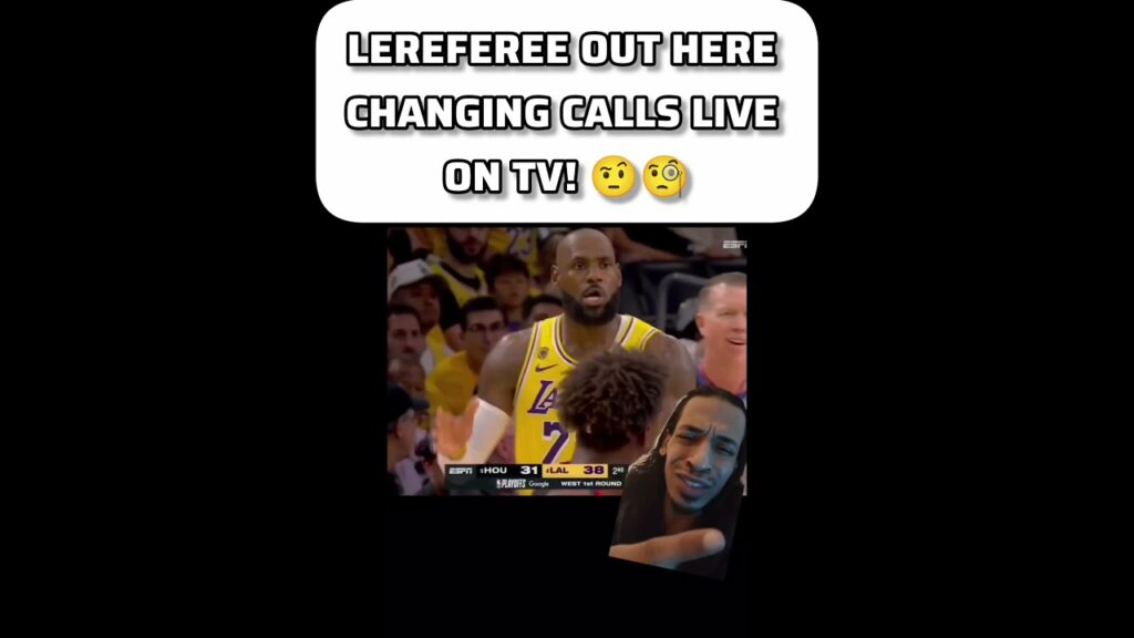 ” LeReferee ” – Lebron James #lebronjames #nba #nbanews #basketball #nbahighlights #lakers #nba2k