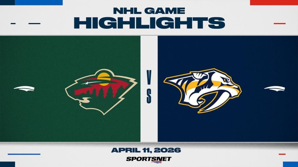 NHL Highlights | Wild vs. Predators – April 11, 2026