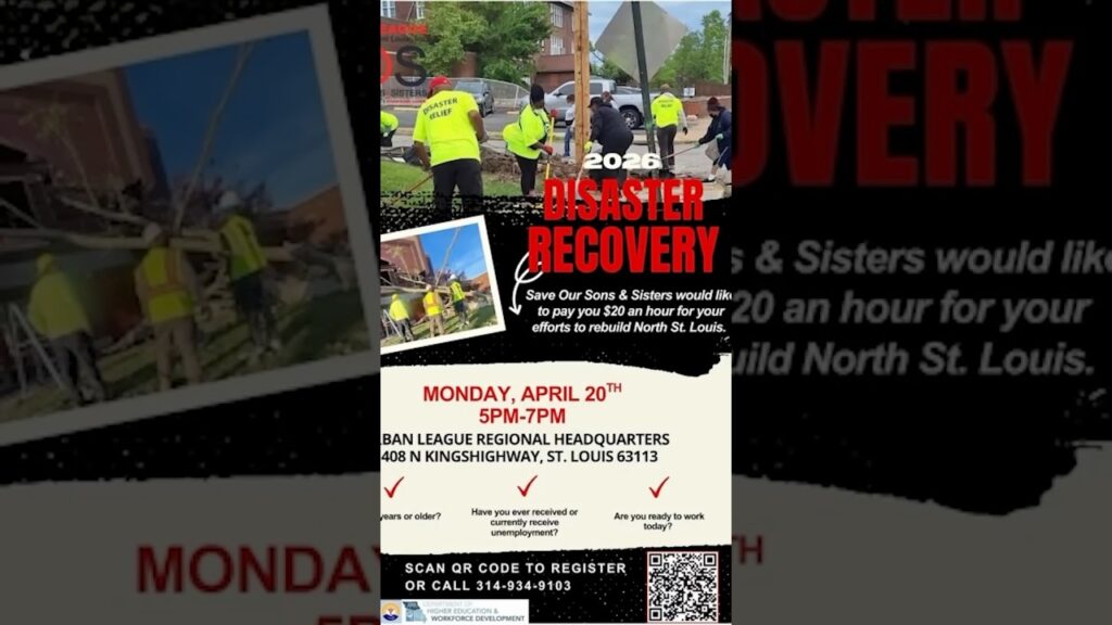 Jobs paying  an hour available for St. Louis tornado cleanup
