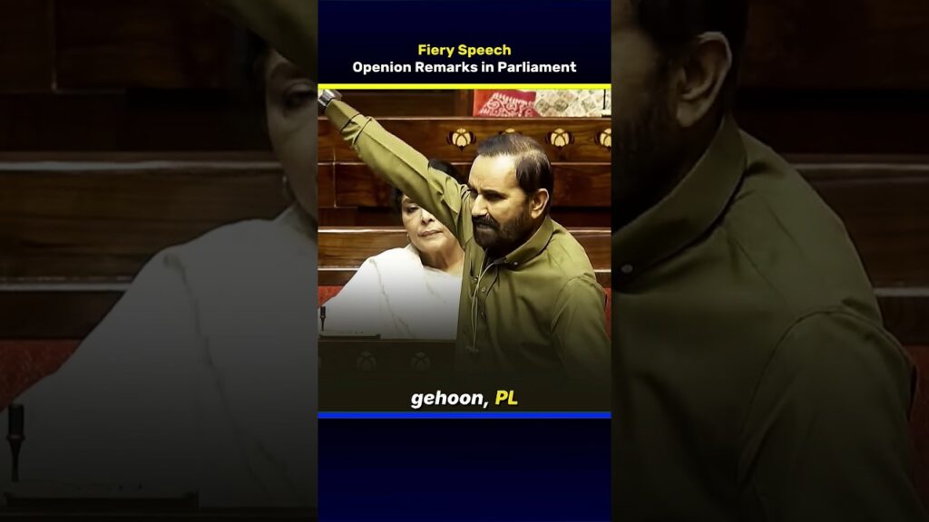 Shakti Singh Gohil opening remarks in Parliament | Fiery Speech