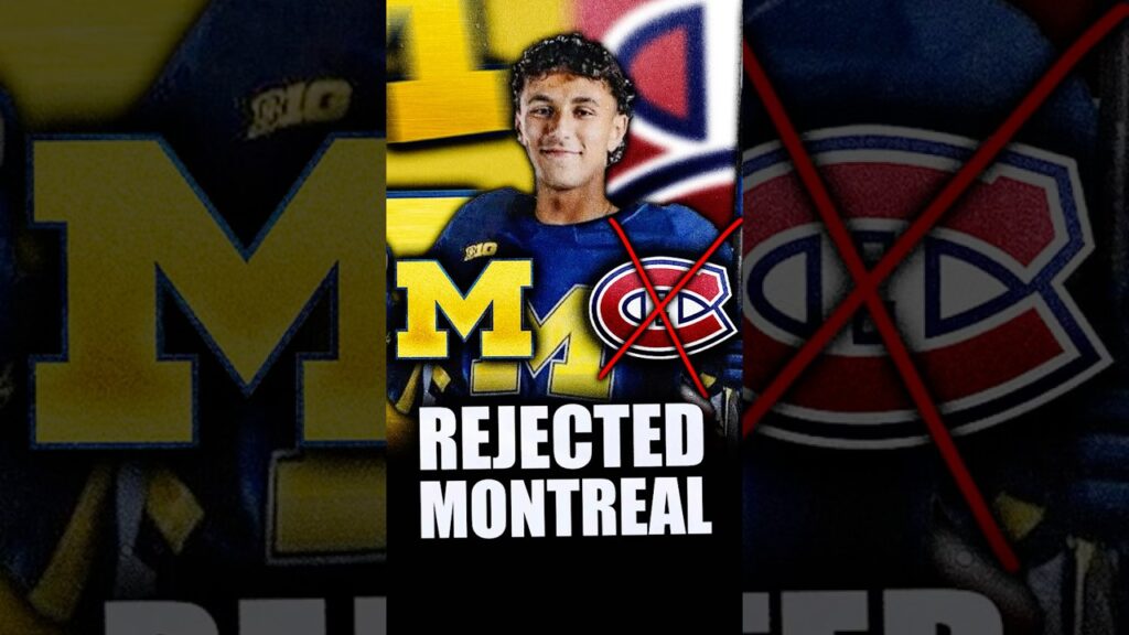 MONTREAL CANADIENS FANS ARE SHOCKED: MICHAEL HAGE REJECTS THE HABS & GOES BACK TO MICHIGAN