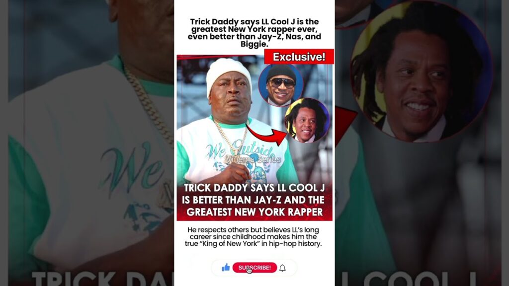Trick Daddy Says LL Cool J Is Better Than Jay-Z & The Greatest NY Rapper #fyp #fypage #ytshorts