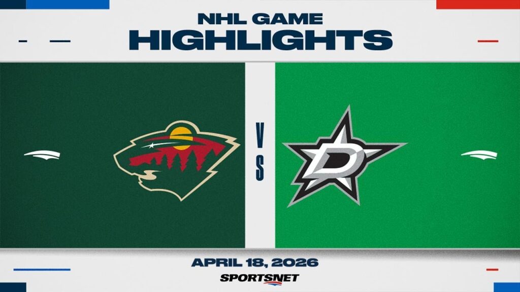 NHL Game 1 Highlights | Wild vs. Stars – April 18, 2026