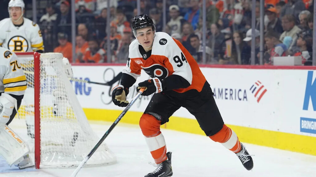 At just 19 years old, rookie Porter Martone is already pushing the Flyers toward a playoff run