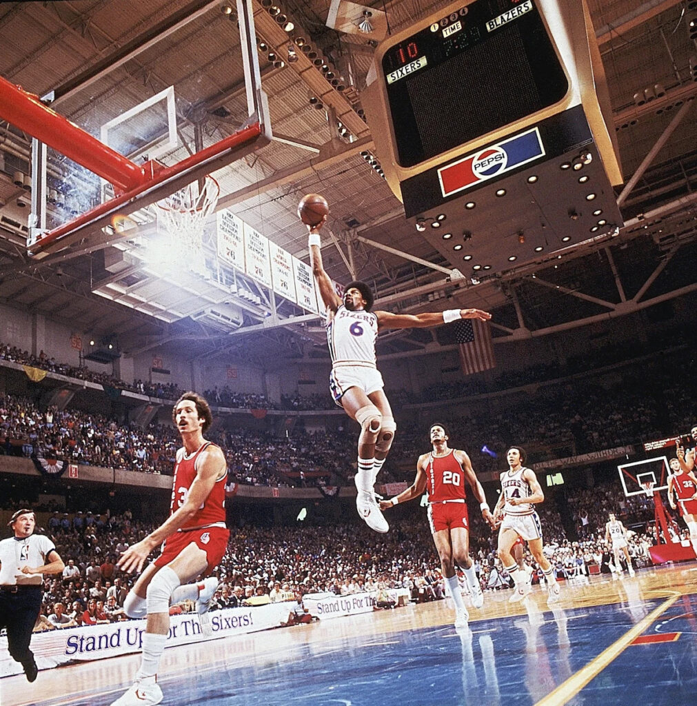 YouTube Gold: Dr. J Dunks Away In The 1977 NBA Finals