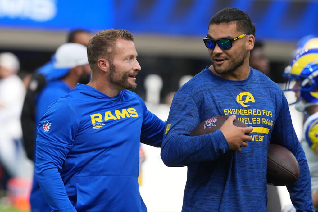Rams’ Sean McVay backs Puka Nacua through rehab, lawsuit: ‘Love this kid’s heart’