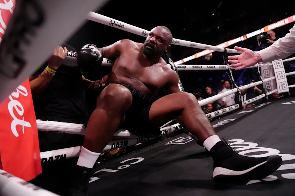 Chisora was knocked down in the eighth round (Adam DAvy/PA) (PA Wire)
