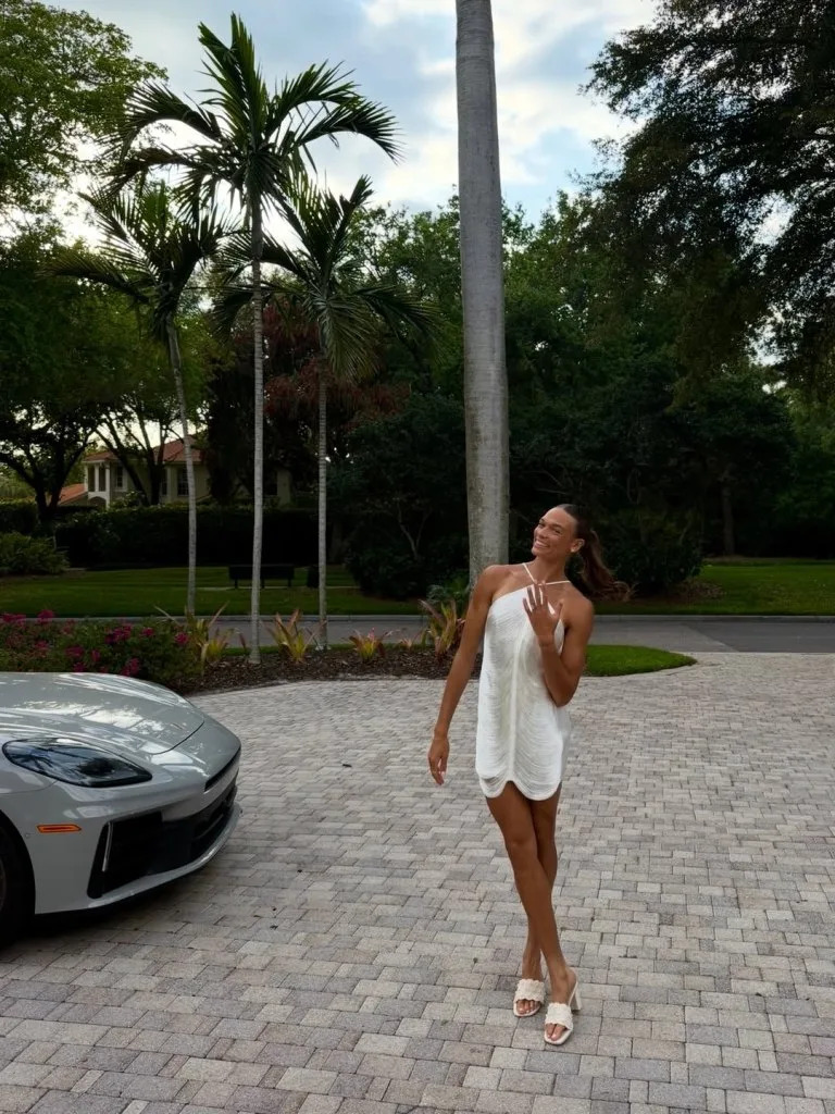 Anna Hall and Darius Slayton tied the knot. annaa.hall/instagram