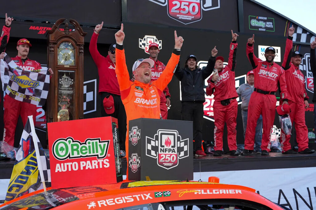 Justin Allgaier takes big NASCAR O’Reilly points lead into Rockingham Justin Allgaier takes big NASCAR O’Reilly points lead into Rockingham