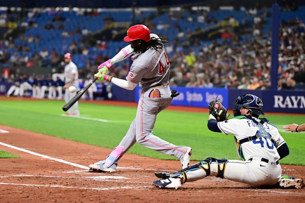 Elly and the Reds blast past Rays in 12-6 drubbing