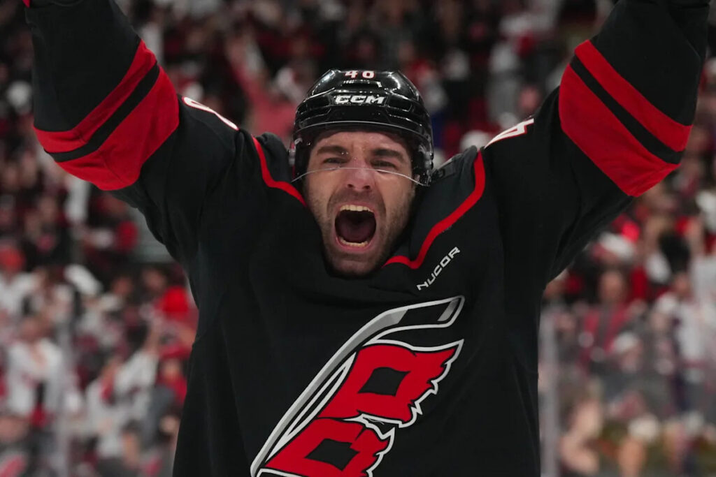 Redemption: Jordan Martinook Scores First Career Playoff OT Winner After Penalty Shot Miss; Hurricanes Take 2-0 Series Lead