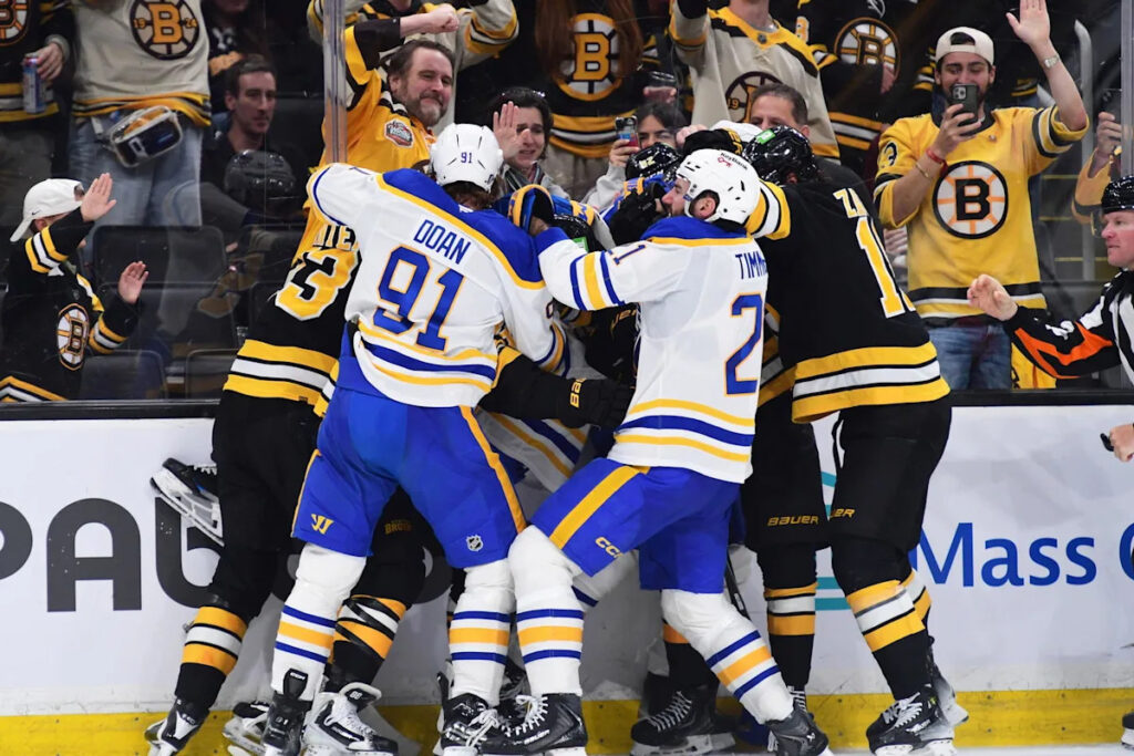 Sabres Surge In Game 4 Victory, While Bruins Lose Composure; Amerks Eliminated