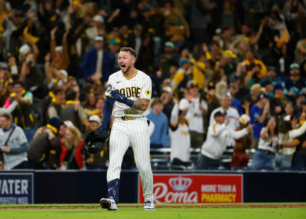 Jackson Merrill robs home run, then delivers walk-off hit during Padres’ improbable ninth-inning comeback