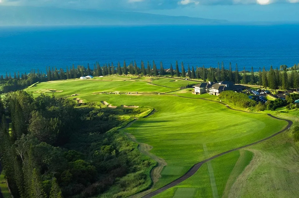 No. 18 of Kapalua's Plantation Course in Lahaina on Maui in Hawaii