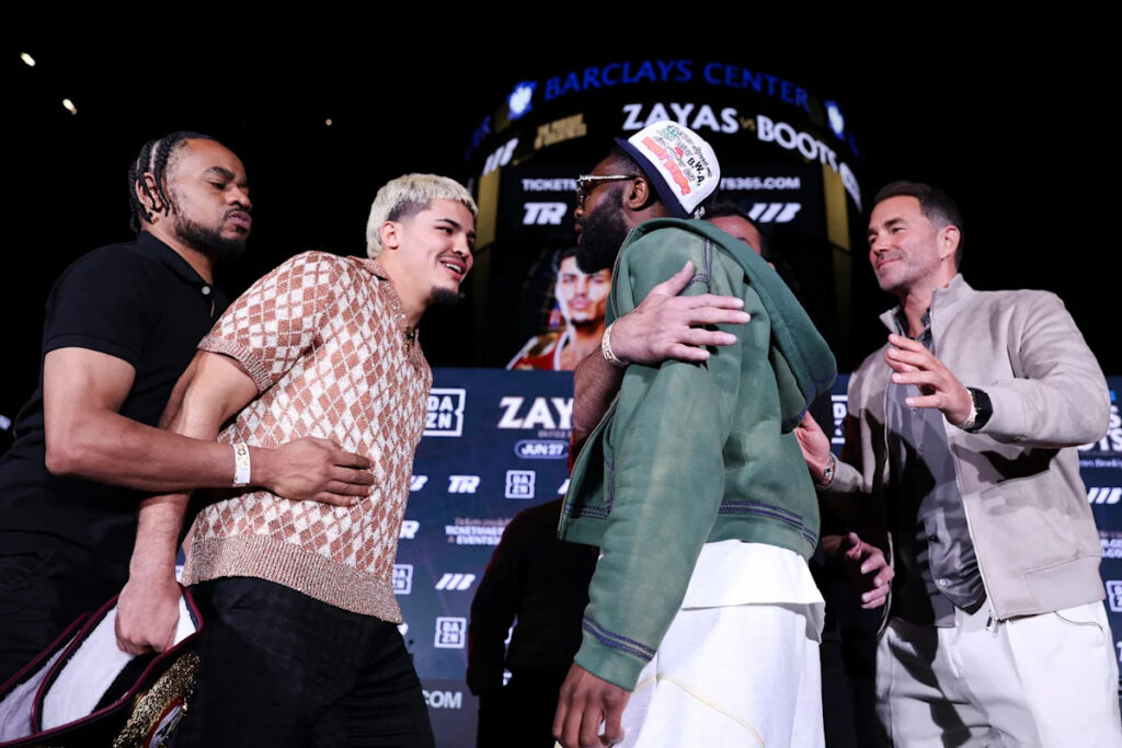 ‘He’s going to pay for that’: Xander Zayas, Jaron Ennis kick off their June showdown with fireworks