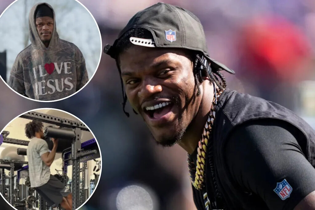 Lamar Jackson partakes in Ravens’ voluntary workout in telling sign for new era