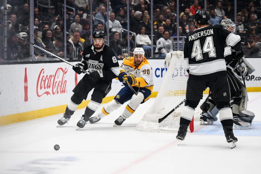 Nashville Predators Slip In Wild Card Race In Shootout Loss To Los Angeles Kings