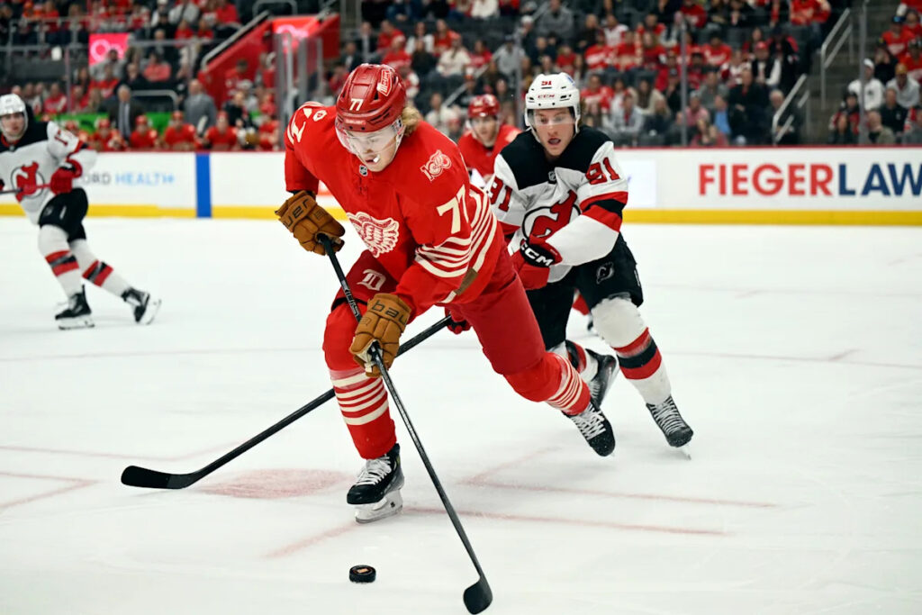 Red Wings eliminated from NHL playoff picture with 5-3 loss to Devils