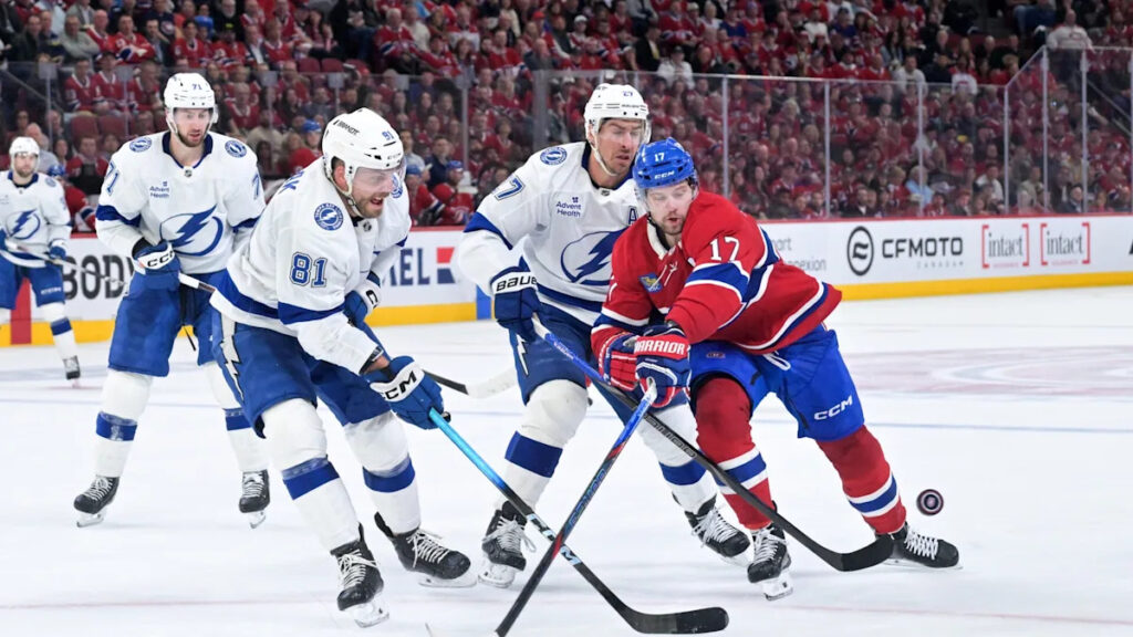 Canadiens beat Lightning 3-2 in OT to take 2-1 lead in all extra-time series