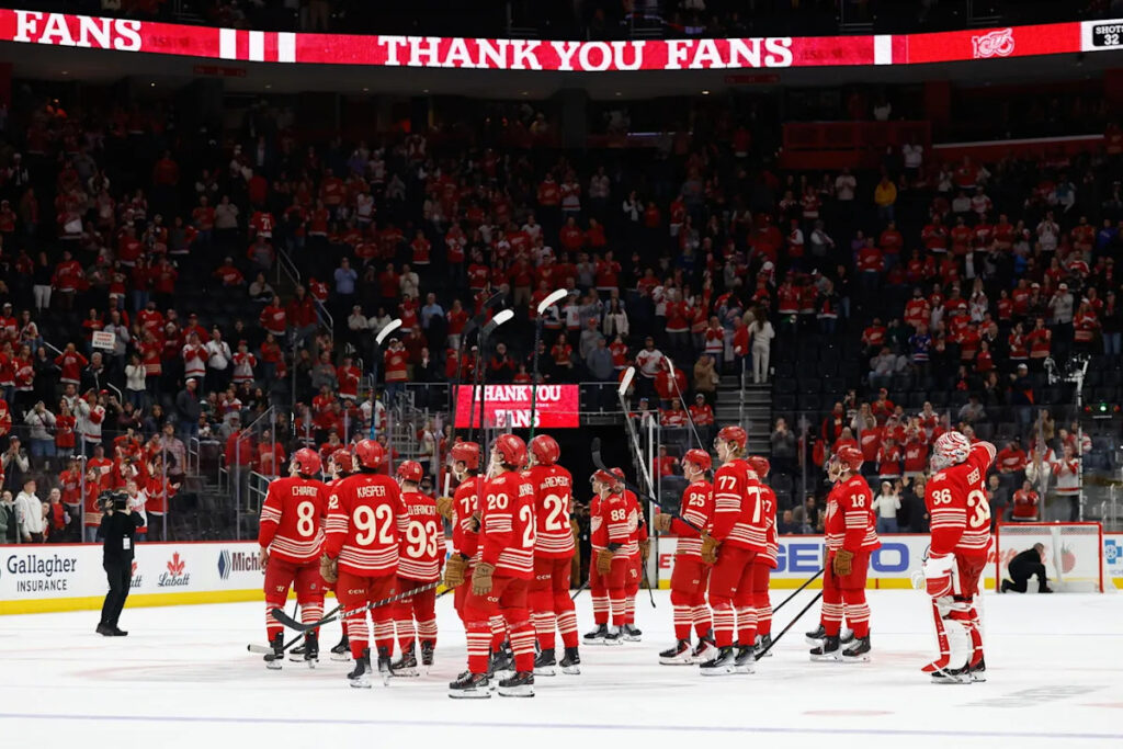 Red Wings’ Late-Season Collapse Matches Rare Mark Not Seen Since 1970