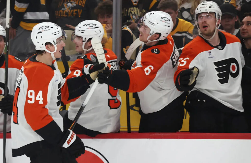 Porter Martone Makes Flyers History In Game 1 Win vs. Penguins
