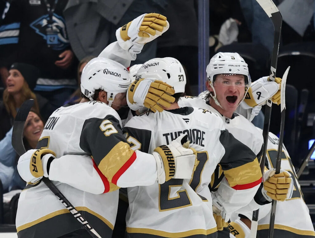 Golden Knights overcome overturned overtime goal to beat Mammoth in OT