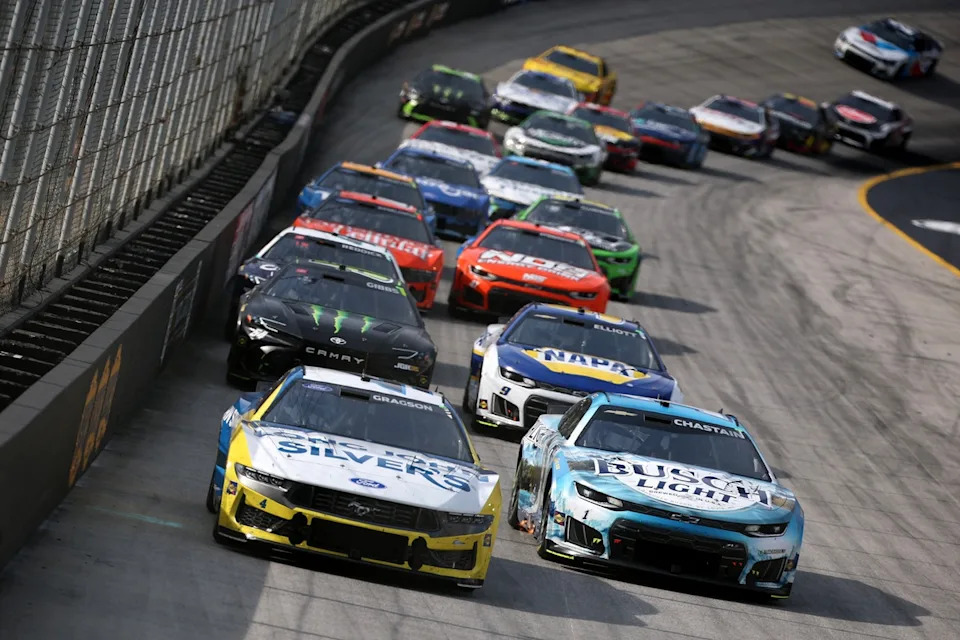 Noah Gragson, Front Row Motorsports, Ross Chastain, Trackhouse Racing