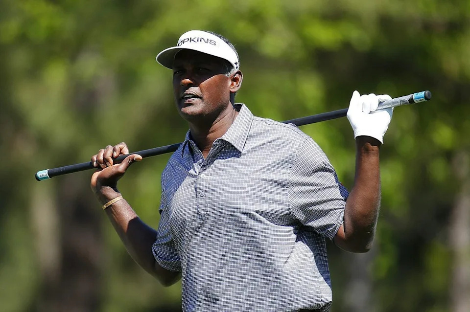 Vijay Singh, pictured during the 2016 Masters