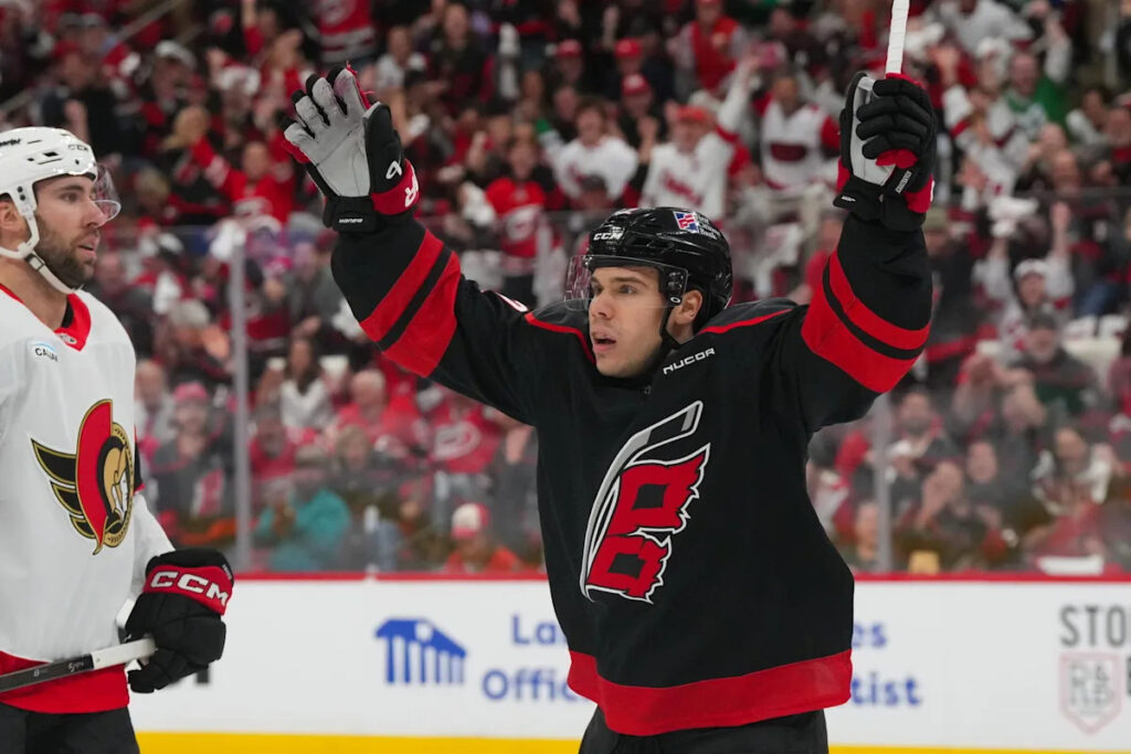 Logan Stankoven Scores Opening Goal For Third Straight Game