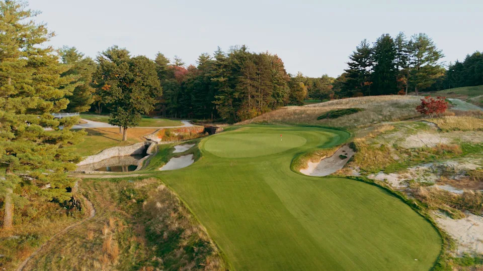 Hole No. 14 at the new Pines Course at The International in Bolton.
